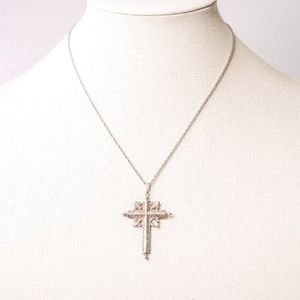 Sterling Silver Mary Queen of Scots Memorial Cross
